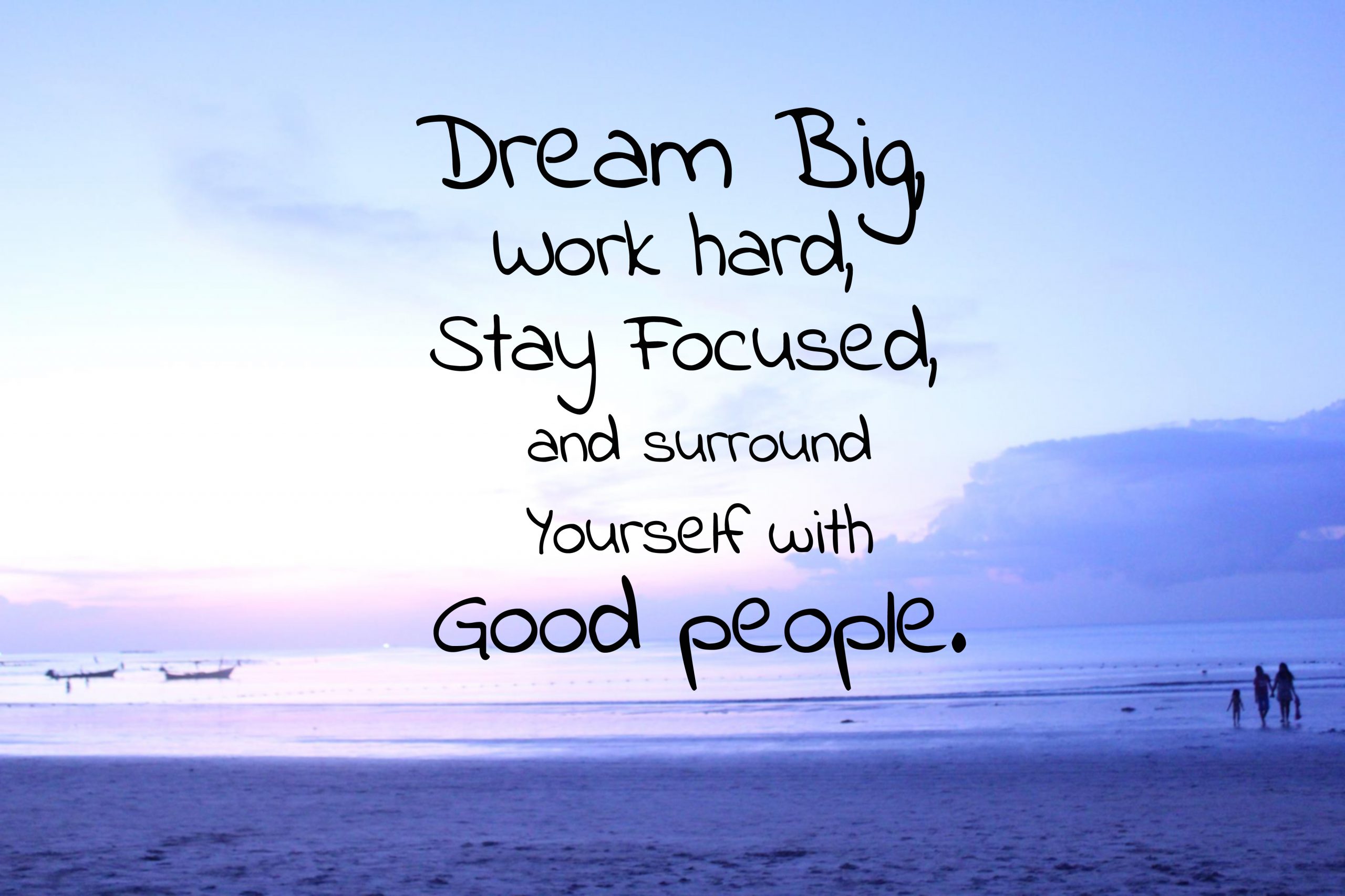 Inspirational,Quote,On,Blurred,Beach,Background